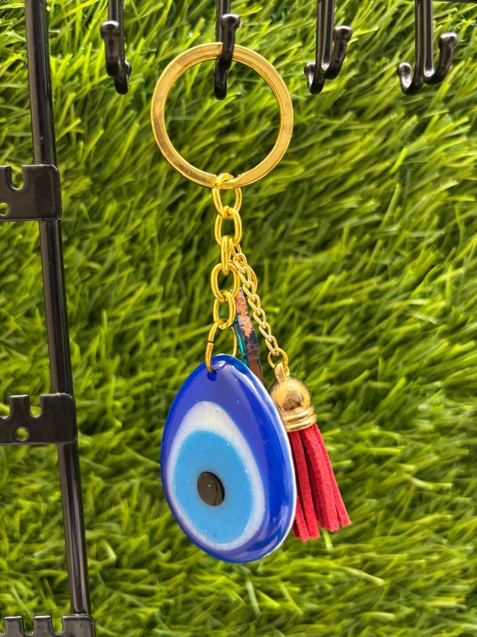 Resin Evil Eye Keychain